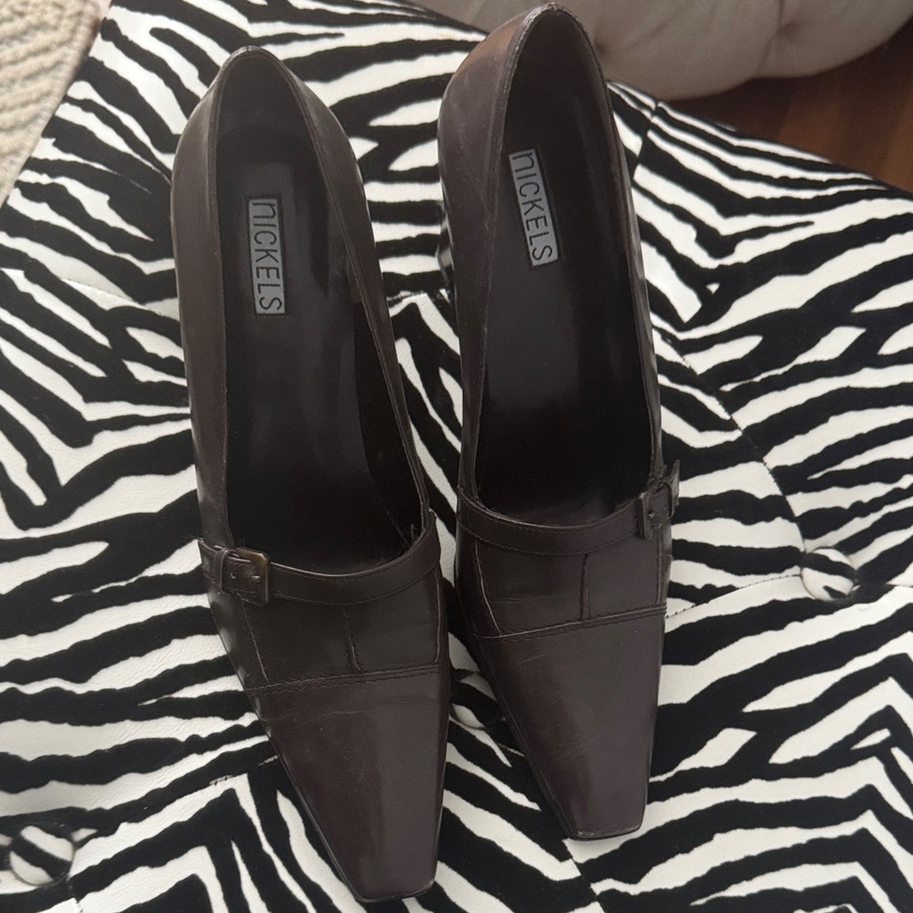 Nickels Dark Brown Women's Heels